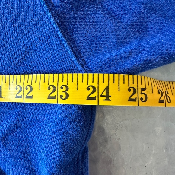 Champion Pullover Hoodie – L (Blue with Red/White Graphic) - Picture 5 of 6